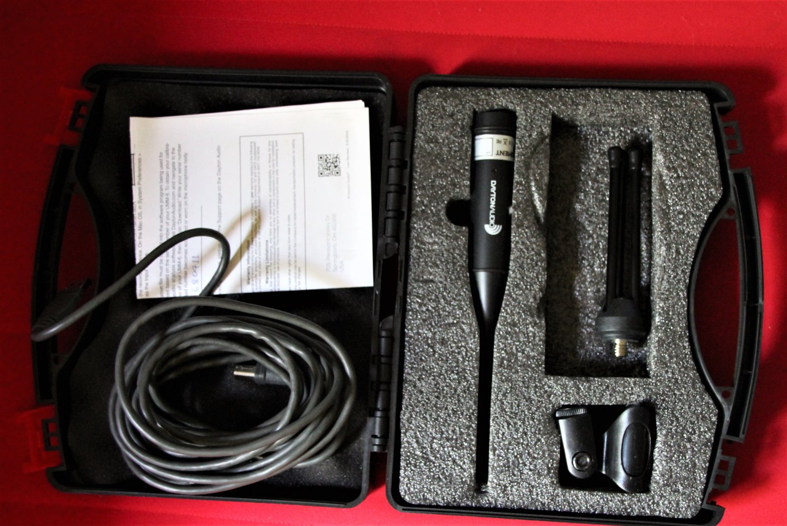 SOLD: FS: Dayton Audio UMM-6 USB Measurement Microphone - Hi-Fi and ...