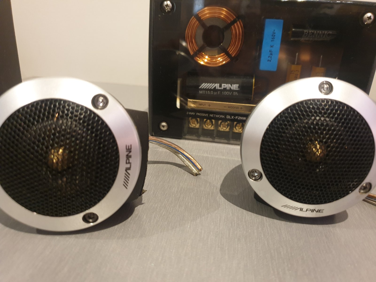 DLX-F30T ツイッター Car audio - Alpine dlx-f30t ring radiator tweeters with cross