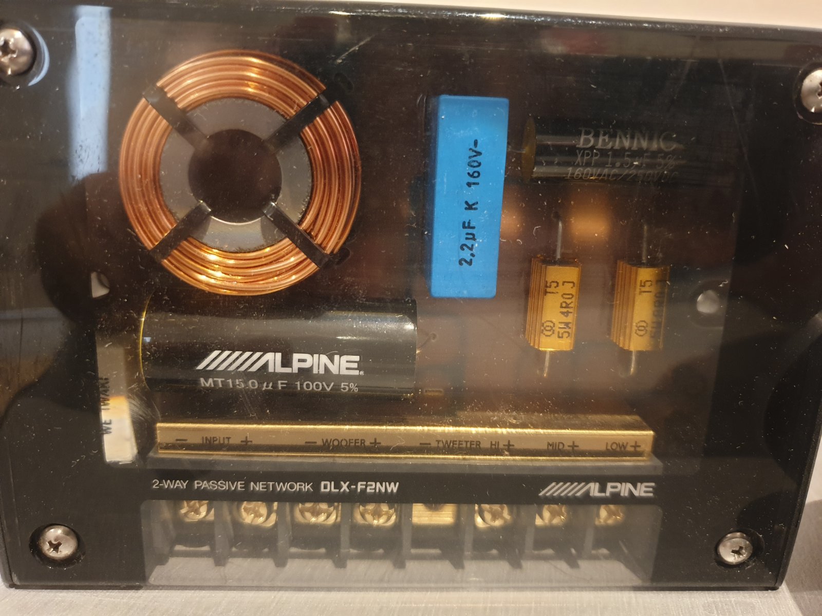 Car audio - Alpine dlx-f30t ring radiator tweeters with cross