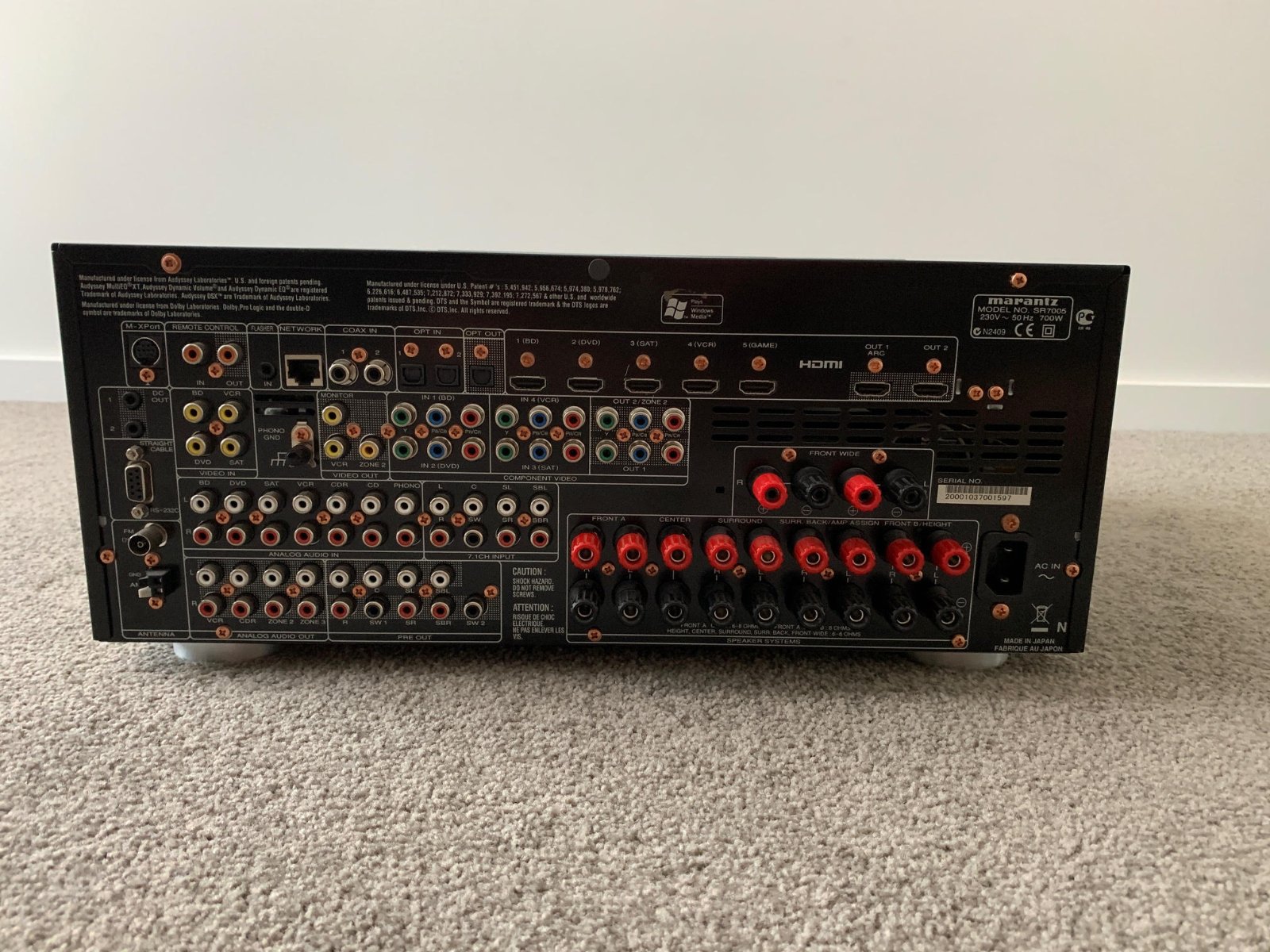 SOLD FS Marantz SR7005 Receiver ﻿ Stereo, Home Cinema, Headphones