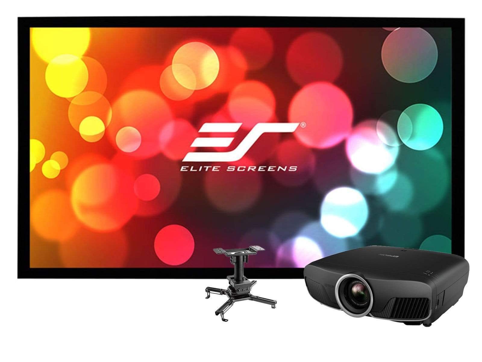 FS Epson EHTW9400 + Elite Projector Screen + Mount Package With