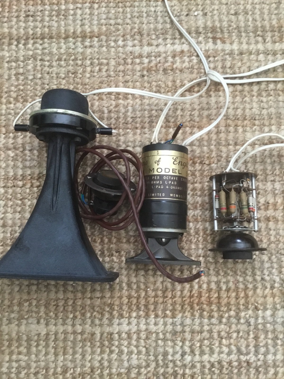 Goodman's midax trebax and attenuator, rare tweeter - Hi-Fi and