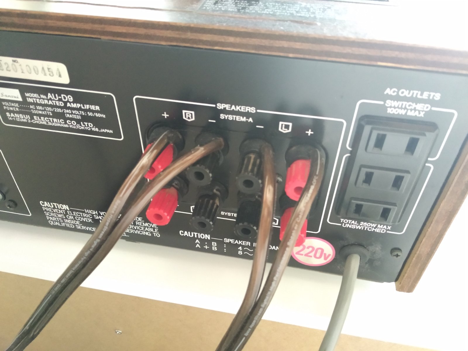 FS: Sansui AU-D9 Amplifier (230V) - Stereo, Home Cinema