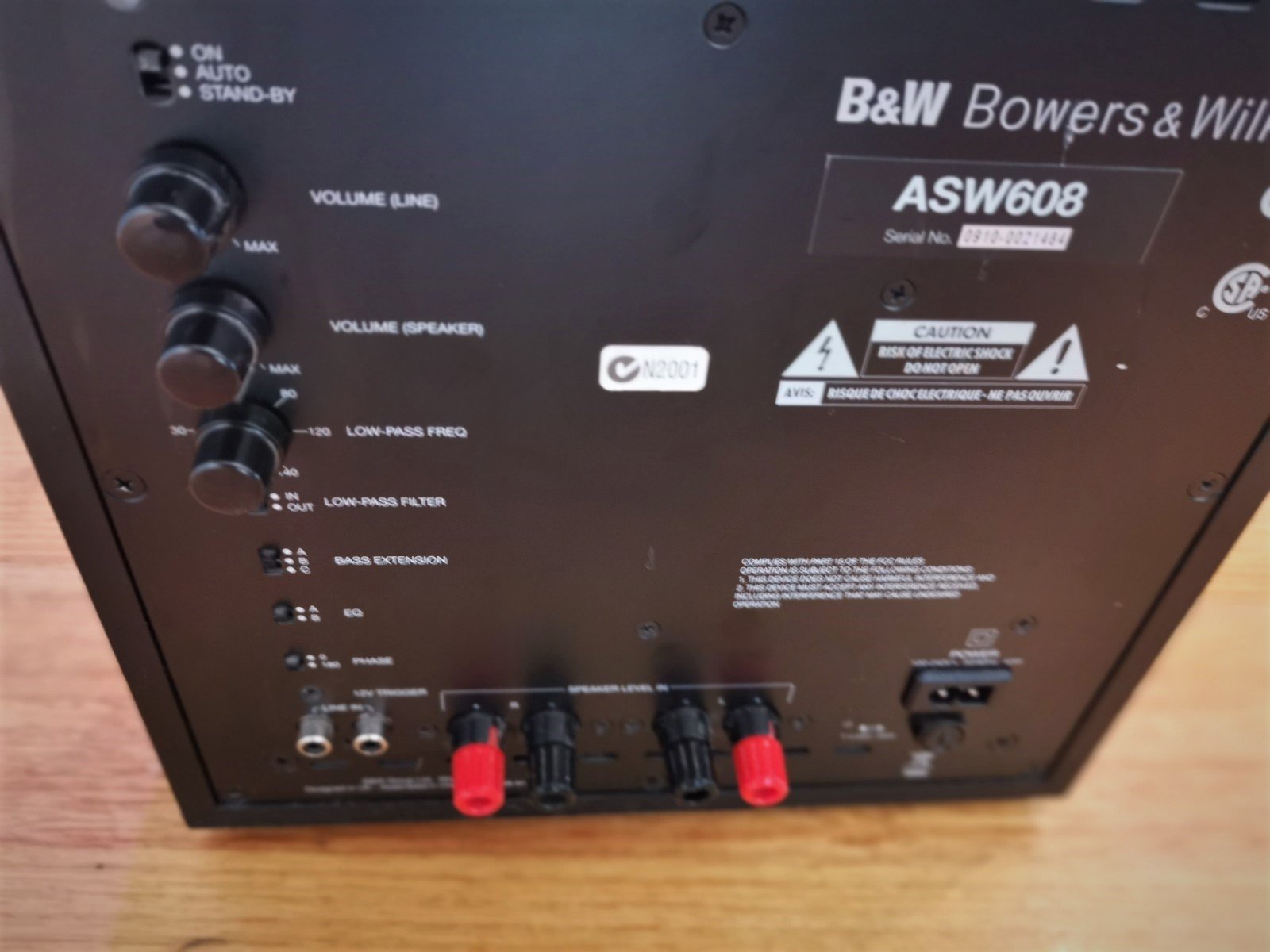 SOLD: Bowers & Wilkins ASW 608 Subwoofer - Stereo, Home Cinema ...