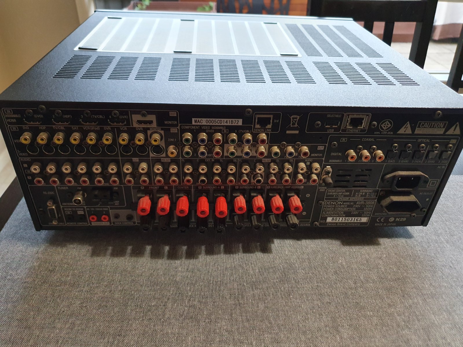 FS Denon AVR3808CI AV Receiver in Black ﻿ Stereo, Home Cinema