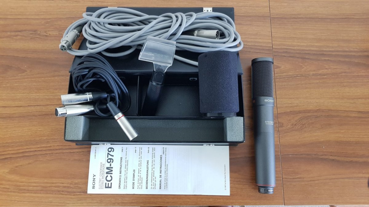 SOLD: FS: Sony ECM-979 Electret Condenser Microphone - Hi-Fi and Cinema ...