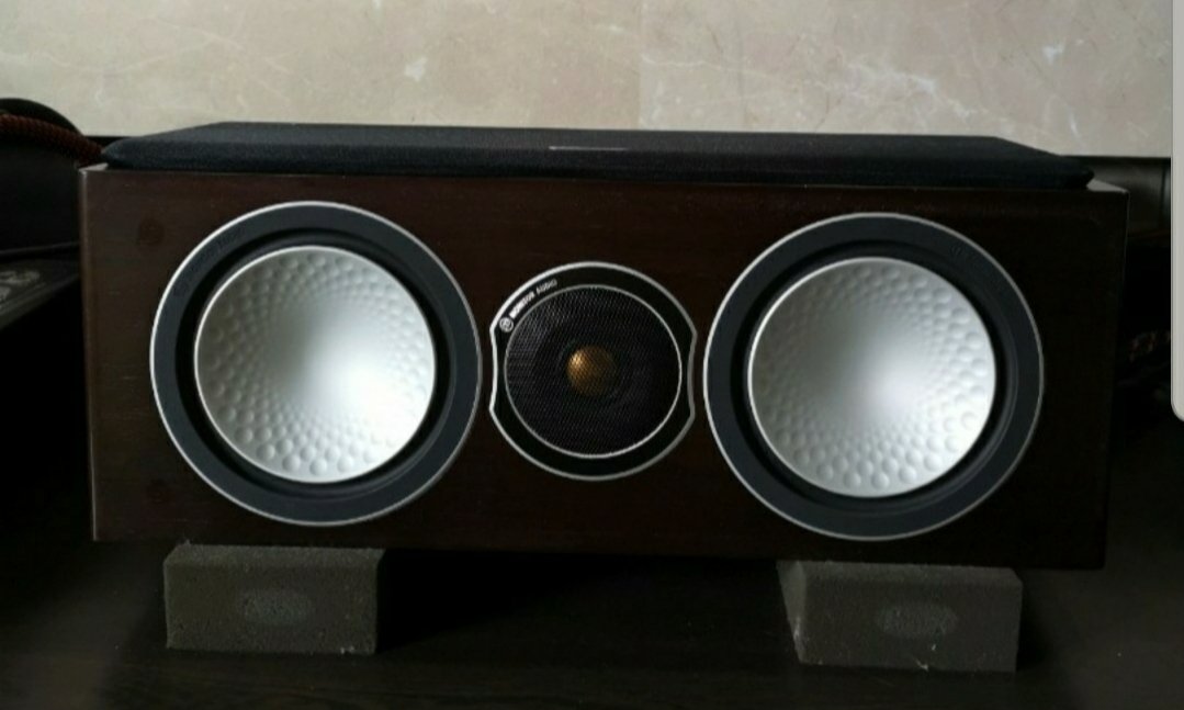 FS: Monitor audio silver Centre speaker - Stereo, Home Cinema ...