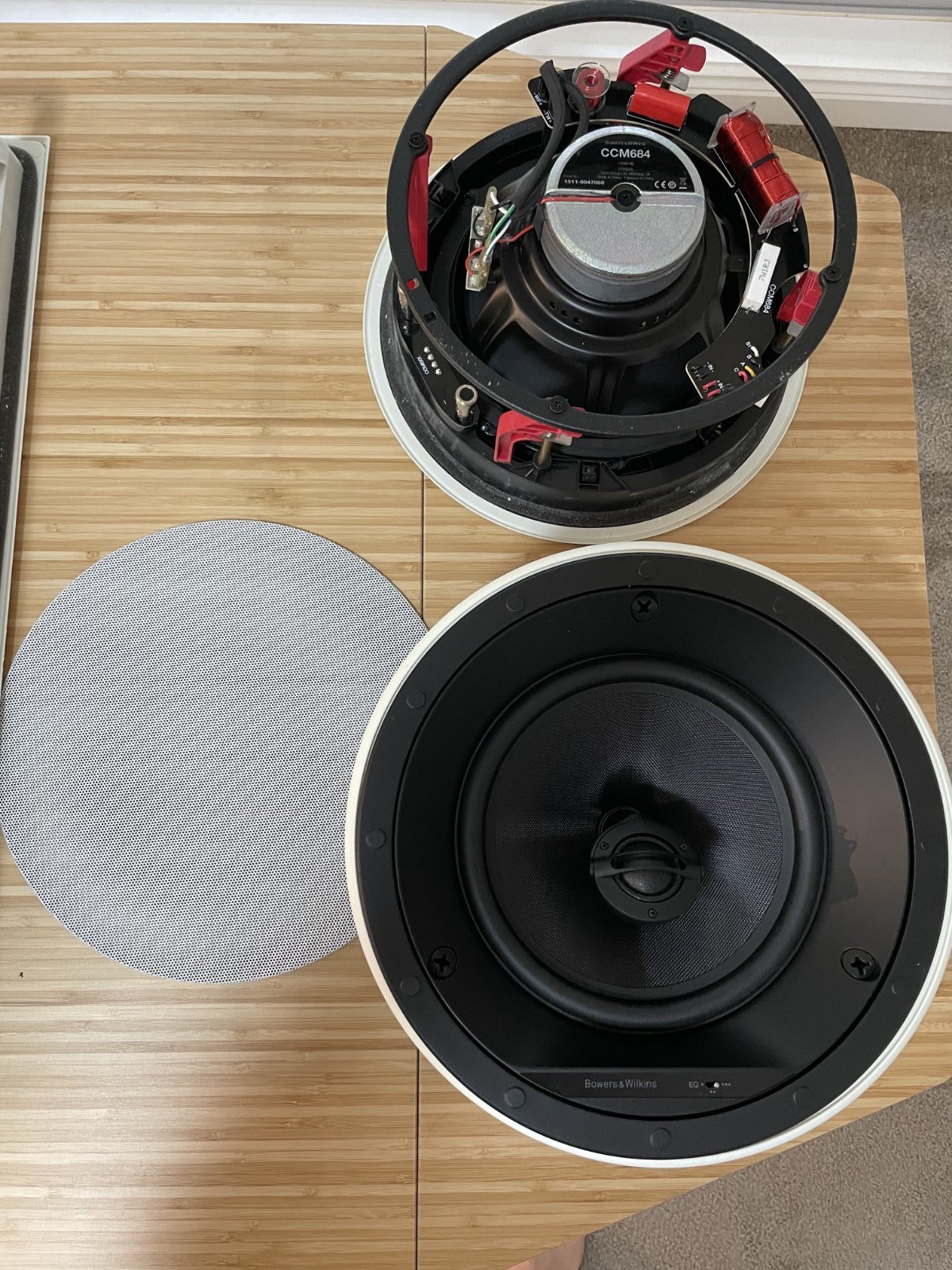 FS B & W Home Cinema Speakers. CWM Cinema 7 x 3, CCM684 x 2 ﻿ Stereo