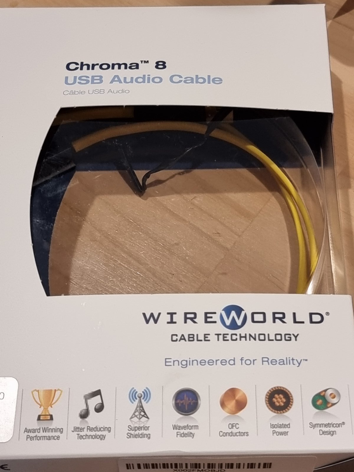WireWorld Chroma 8 USB Cable - 1m, USB-A to USB-B - Hi-Fi and Cinema ...