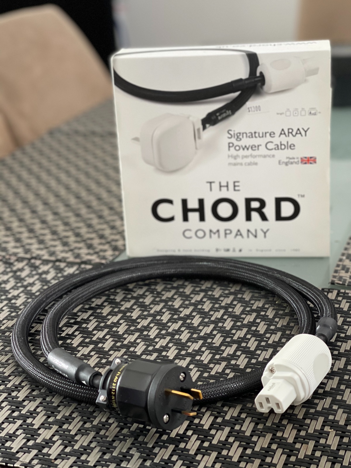 SOLD FS Chord Signature Aray power cable 1.5m AU plug ﻿ HiFi and