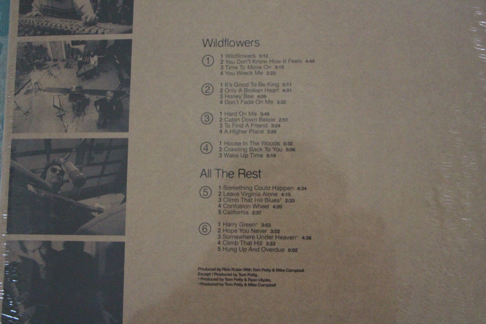 Tom PettyWildflowers 3 LP set ﻿ Vinyl, CD, and Bluray