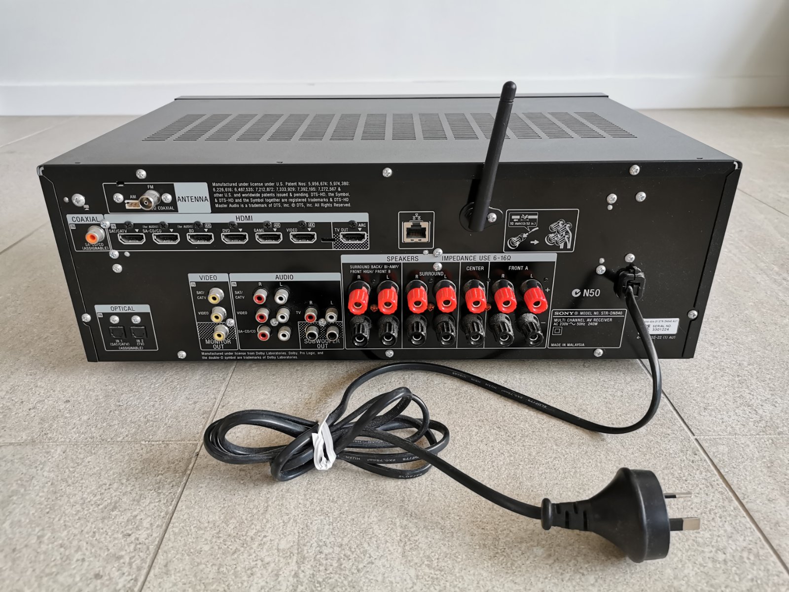 FS Sony STRDN840 7.1 channel amplifier ﻿ Stereo, Home Cinema