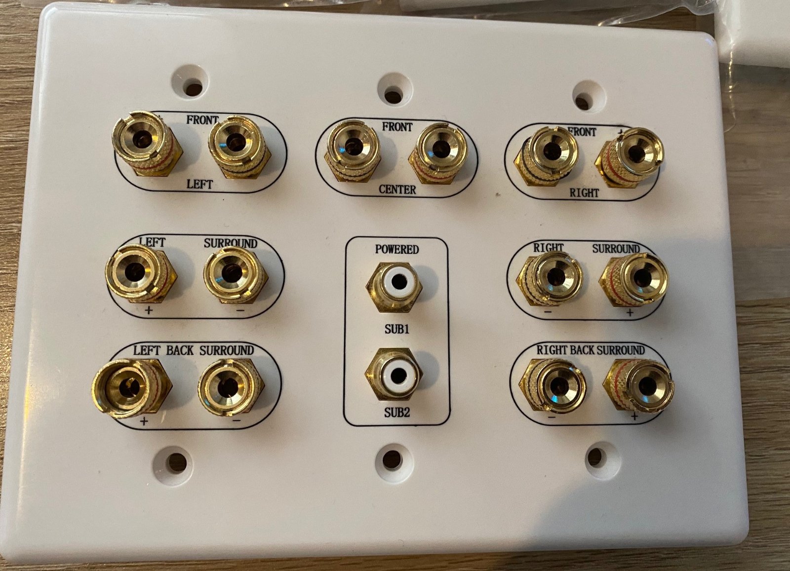 FS 7.2 HiFi Speaker Wall Plate And 7 Other Speaker Wall Plates ﻿ Hi