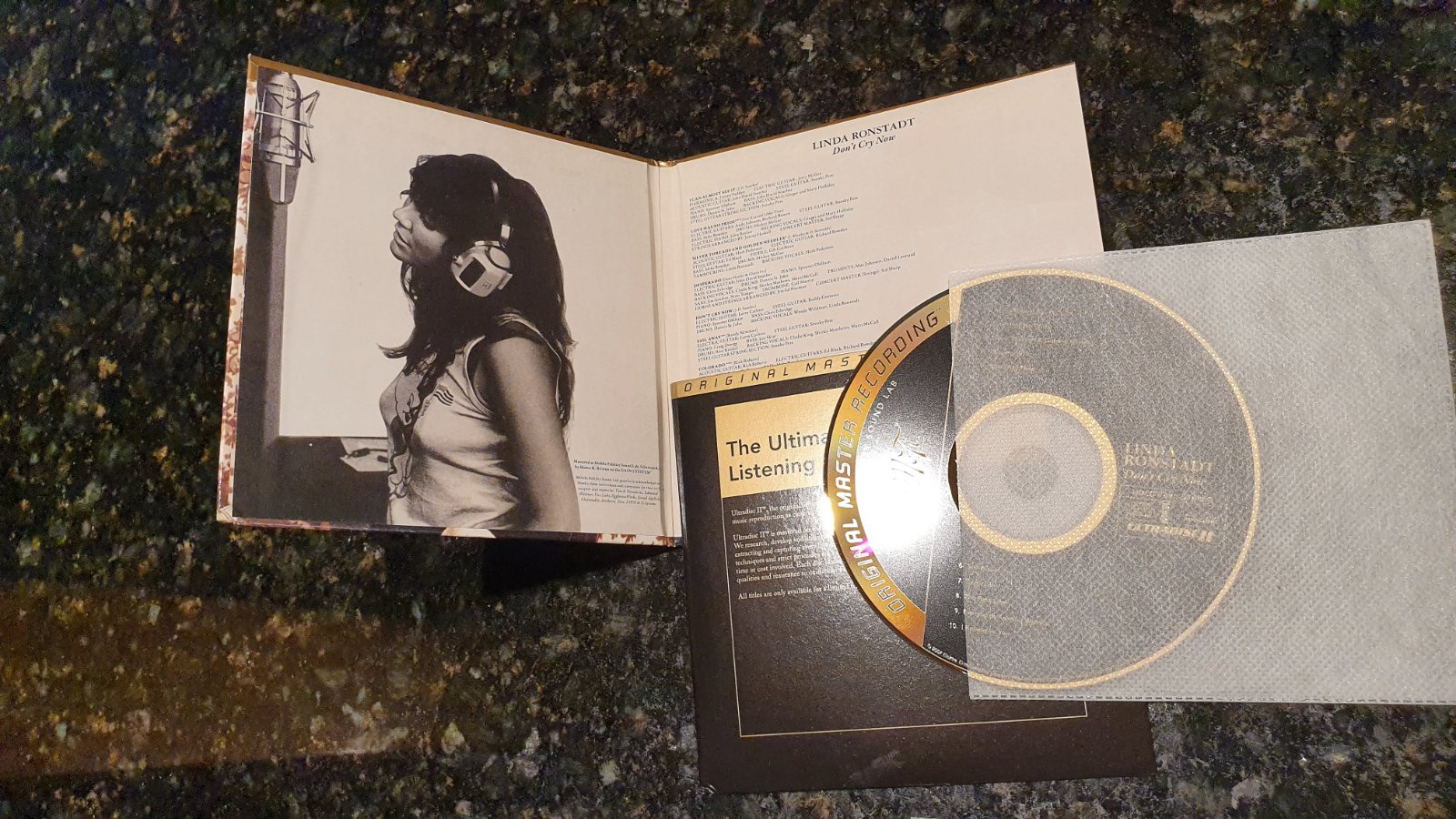 SOLD: FS: MFSL Gold CD Linda Ronstadt - Don't Cry Now Ltd