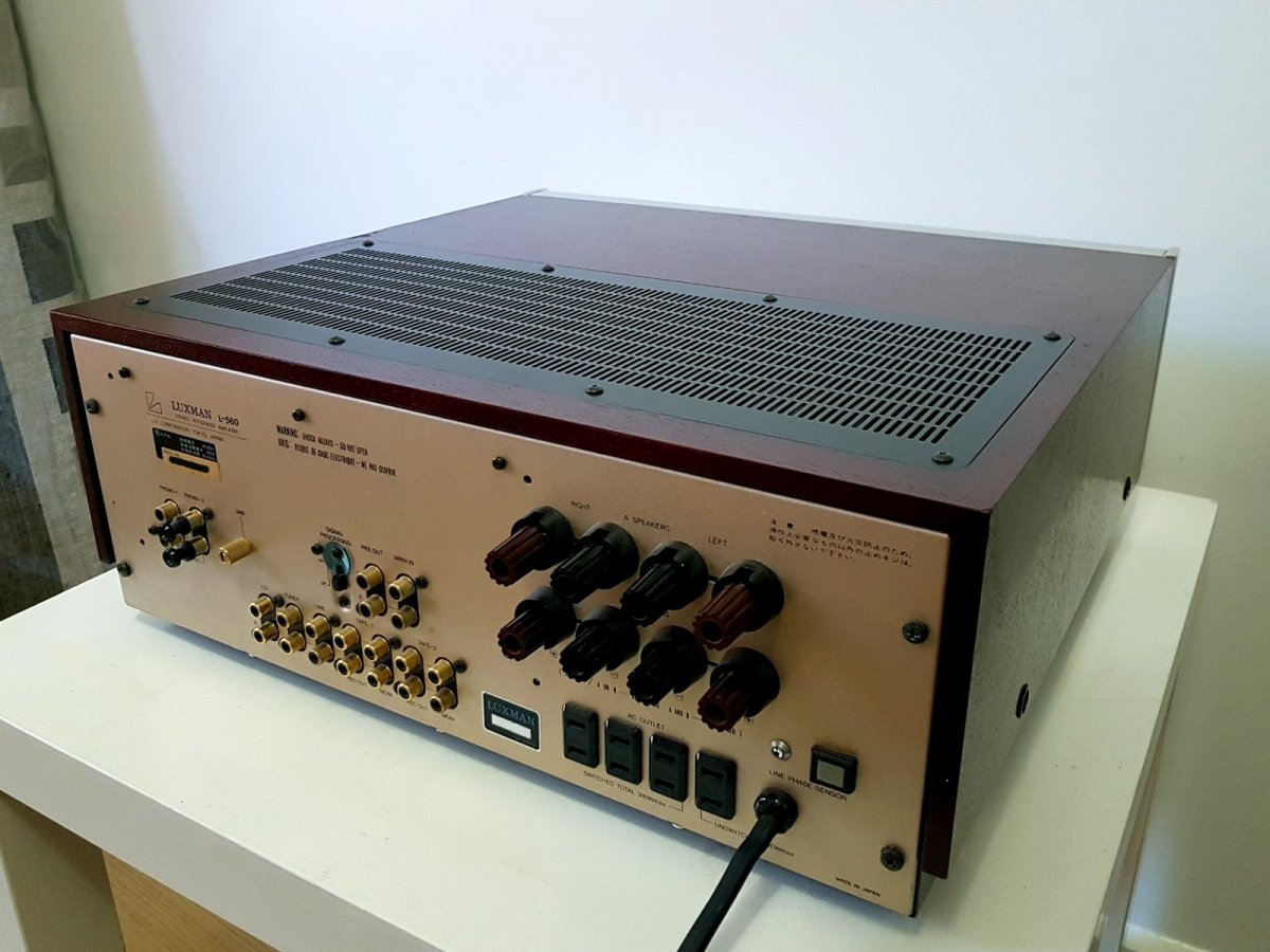 FS: Luxman L-560 - 50w pure Class A - Stereo, Home Cinema