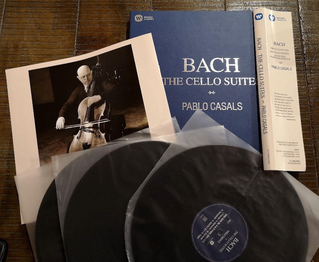 FS: Pablo Casals : Bach Cello Box Set 3Lp - Vinyl, CD, and Blu-ray ...