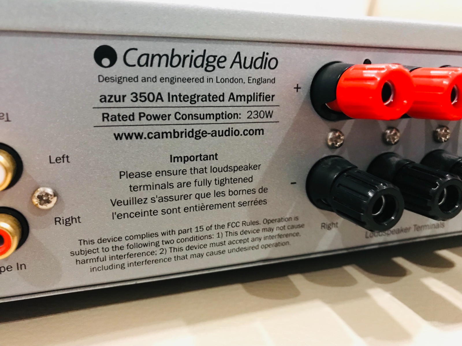 FS: Cambridge Audio Azur 350A - Stereo, Home Cinema