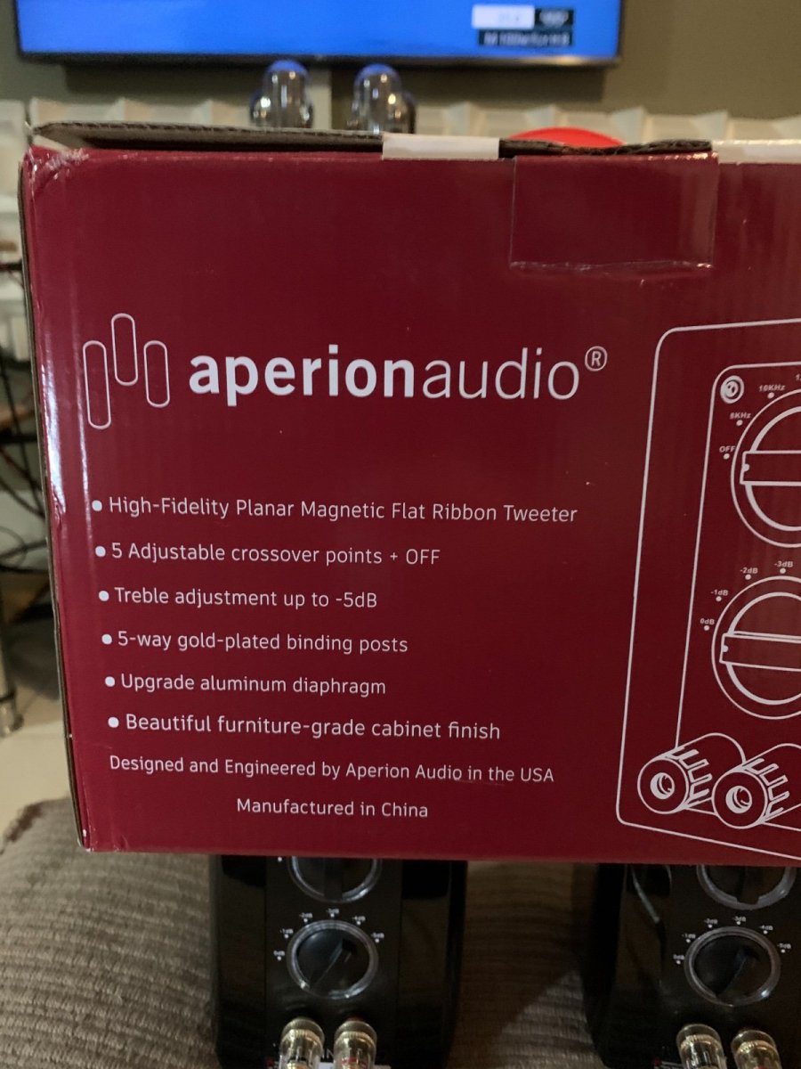 SOLD: APERION AUDIO RIBBON SUPER TWEETER |﻿ Hi-Fi and Cinema Cables ...