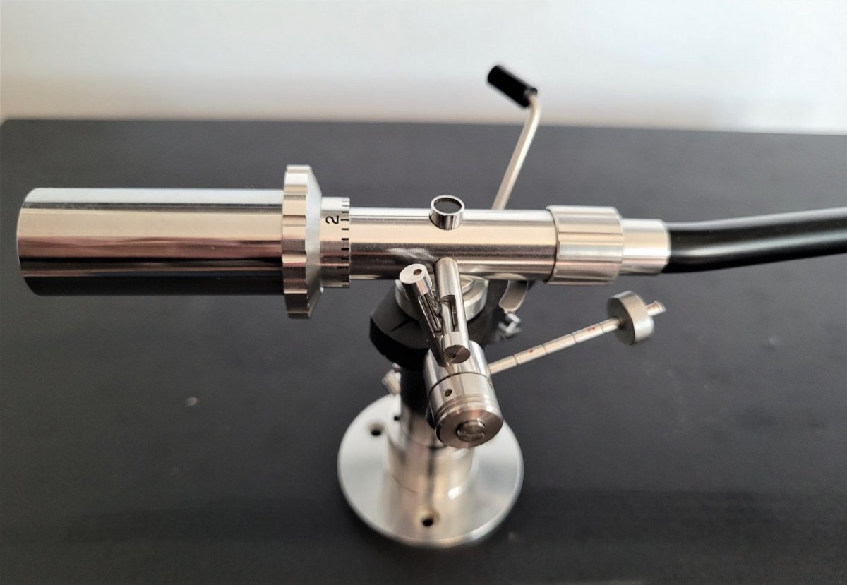 Bras De Lecture Stax UA-70 Long Tonearm 12 Pouces Couleur Argent - Occasion Avec Traces D'usage