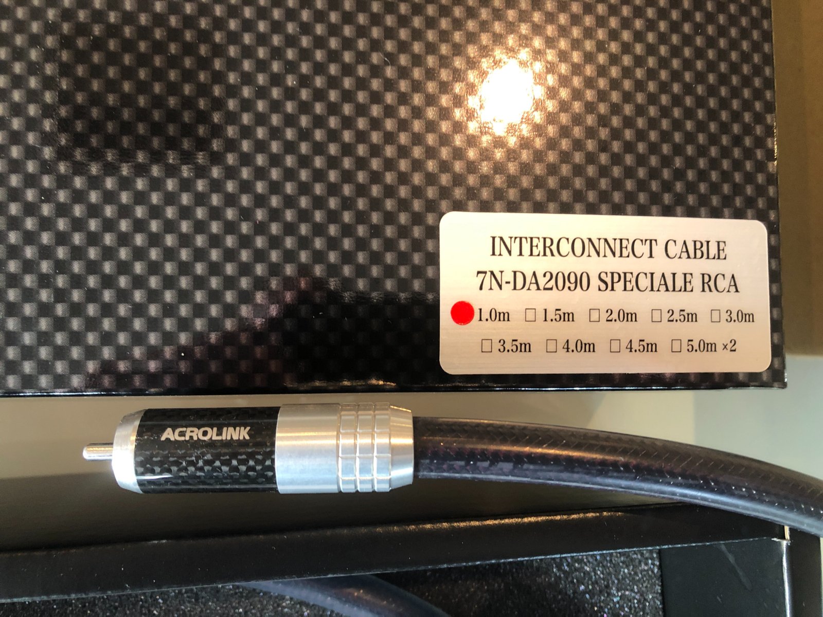 FS: Acrolink 7N-DA2090 Speciale Edizione Interconnect RCA (1.0mtr