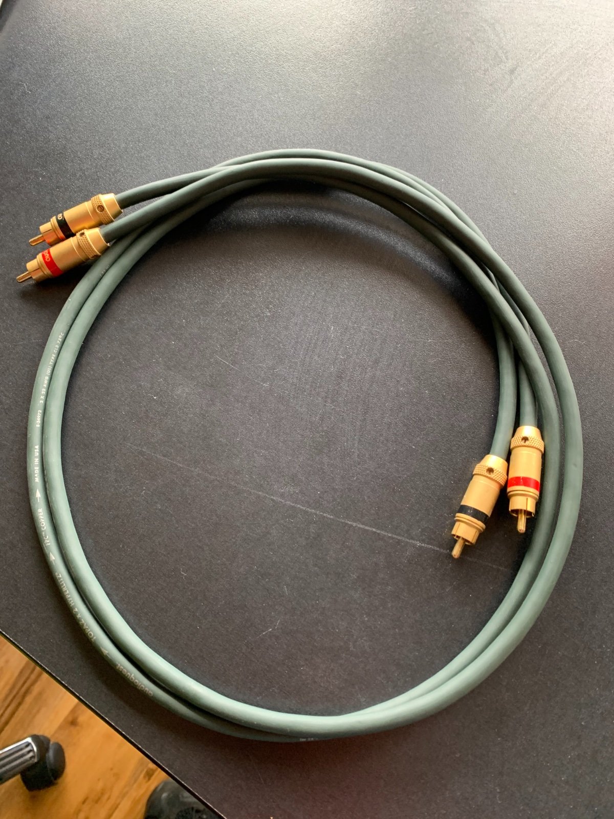 FS Audioquest Topaz X2 Hyperlitz Interconnect 1m pair ﻿ HiFi and