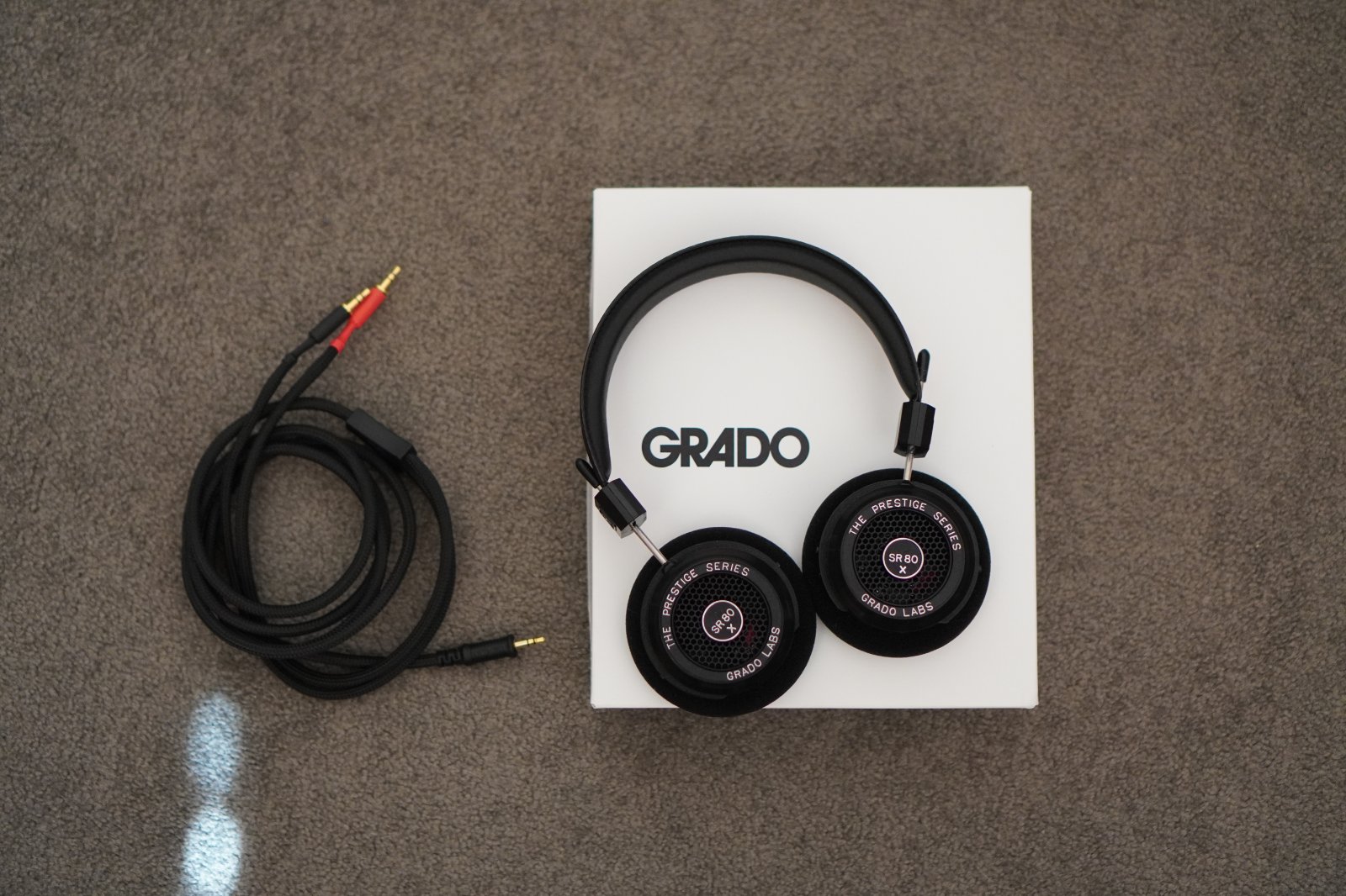 FS/FT: New pair Grado SR80x headphones with detachable cable