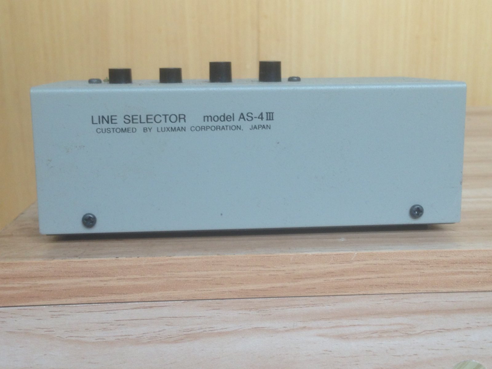 SOLD: LUXMAN Line Selector AS4 MkIII - Hi-Fi and Cinema Cables