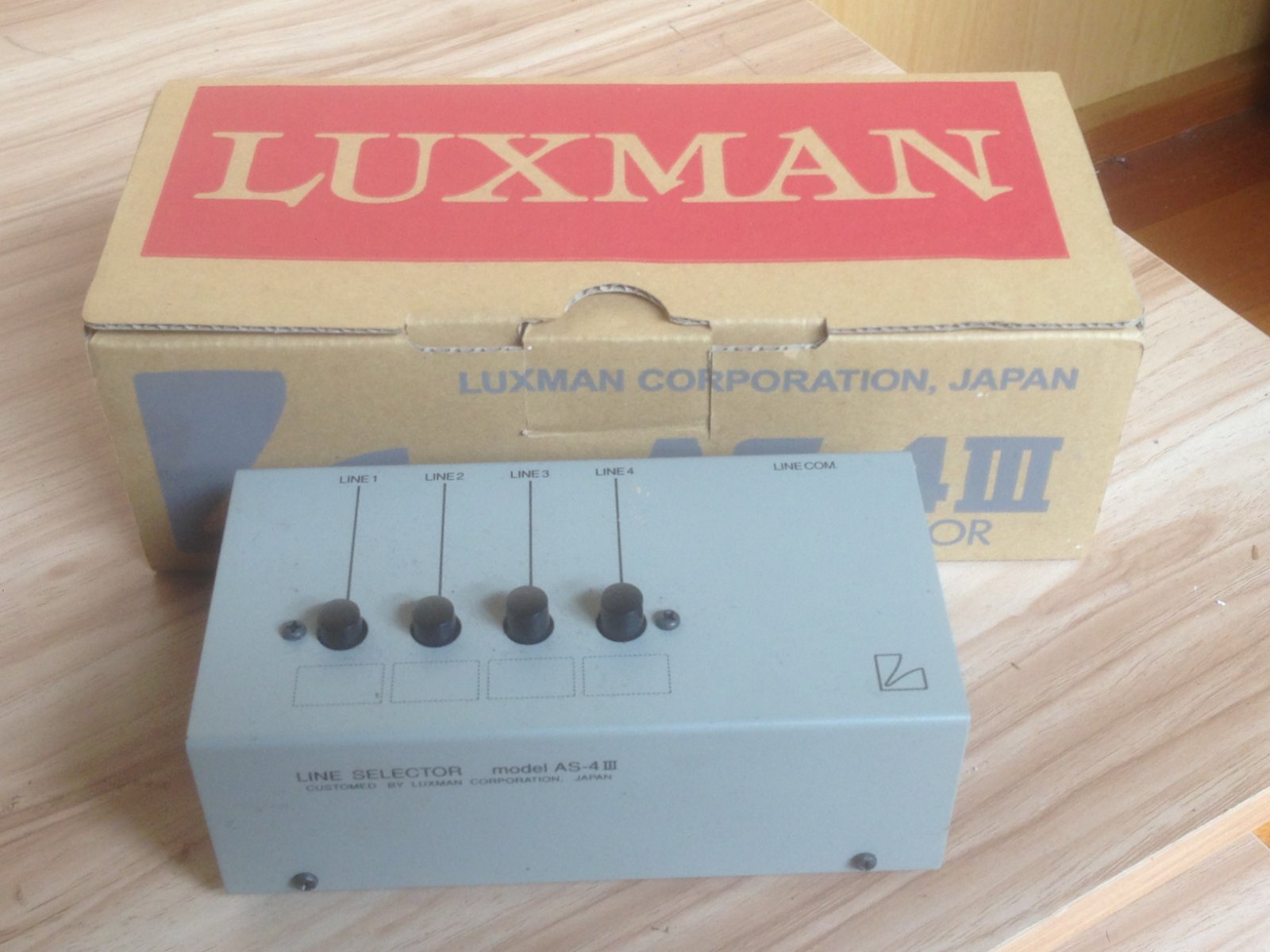 SOLD: LUXMAN Line Selector AS4 MkIII - Hi-Fi and Cinema Cables