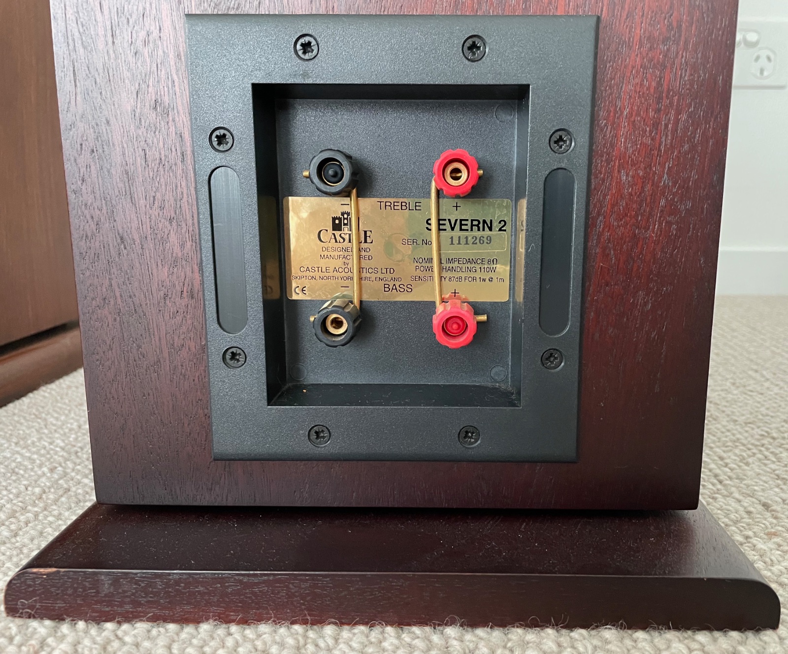 Castle Acoustics 2 Severin Series 2 Speakers Pair ﻿ Stereo, Home