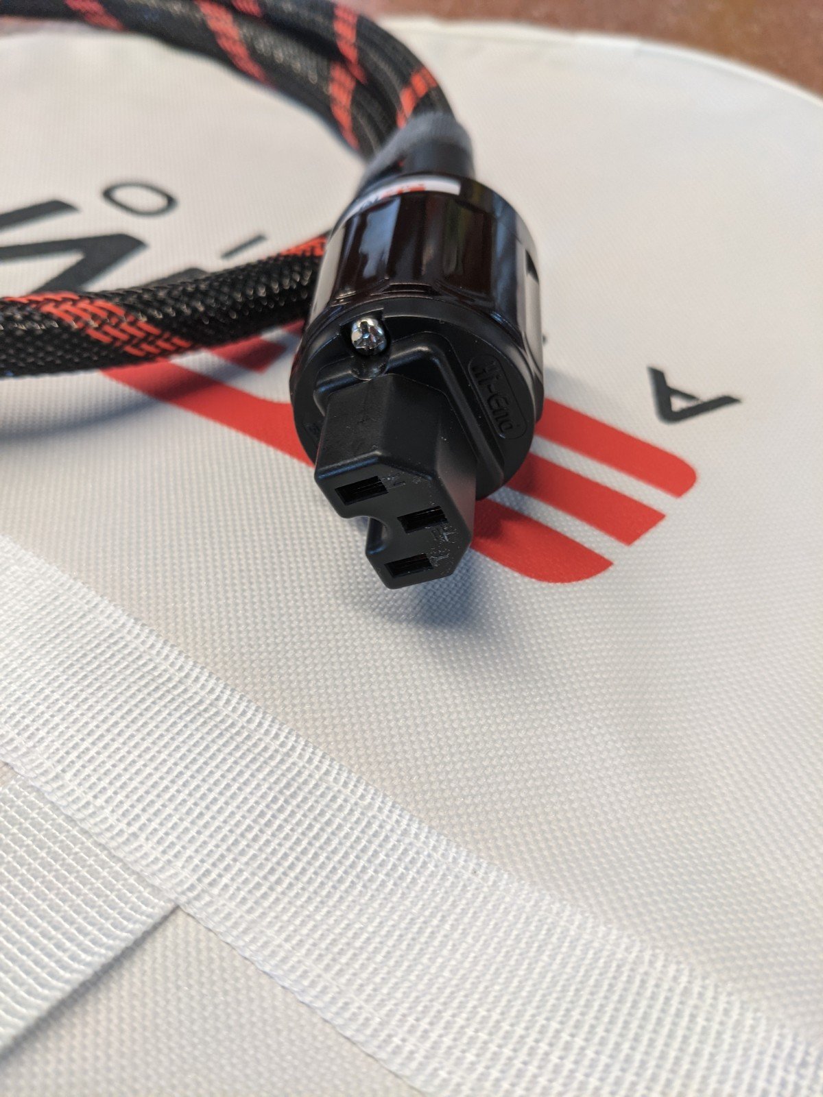 SOLD FS EGM Audio Power Cable Red Series V2 1m length ﻿ HiFi and Cinema Cables & Accessories