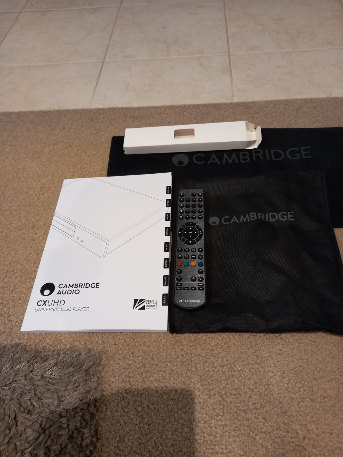 FS Cambridge Audio CXUHD 4K UHD BluRay SACD CD DVDA Player ﻿ Stereo