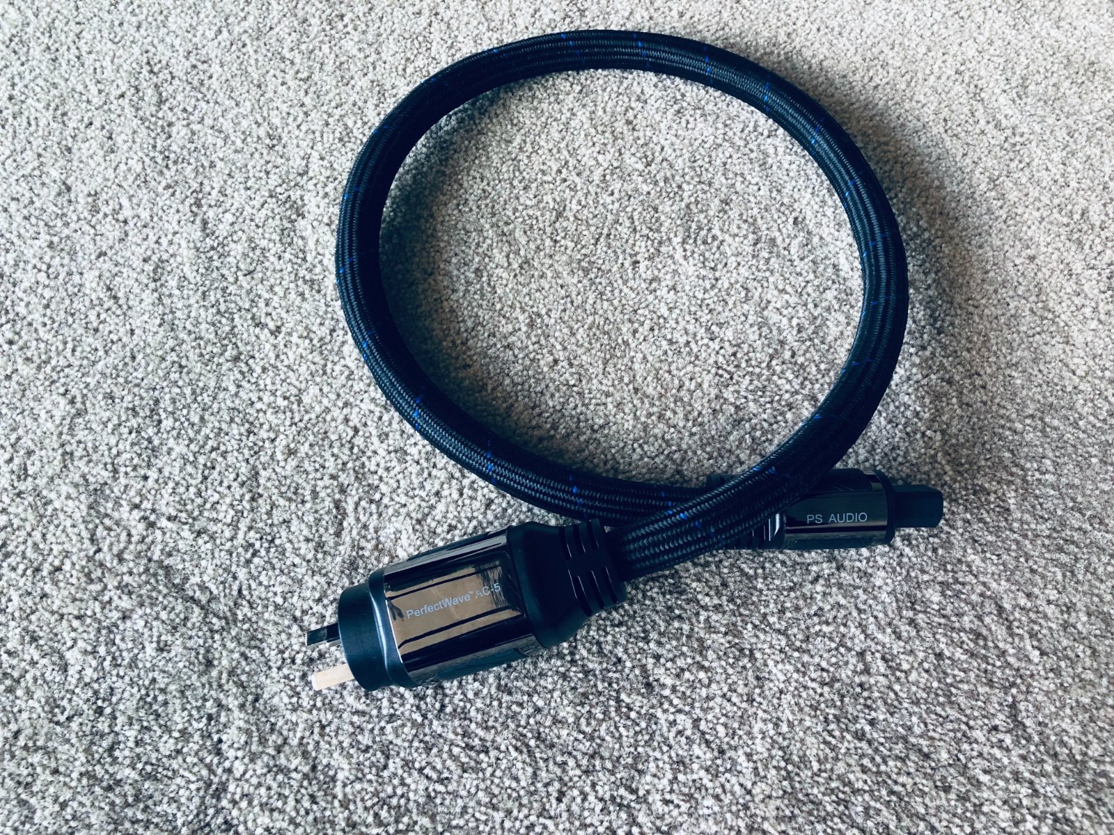 PS Audio AC5 power cable with Aus Plugs 1 meter ﻿ HiFi and Cinema