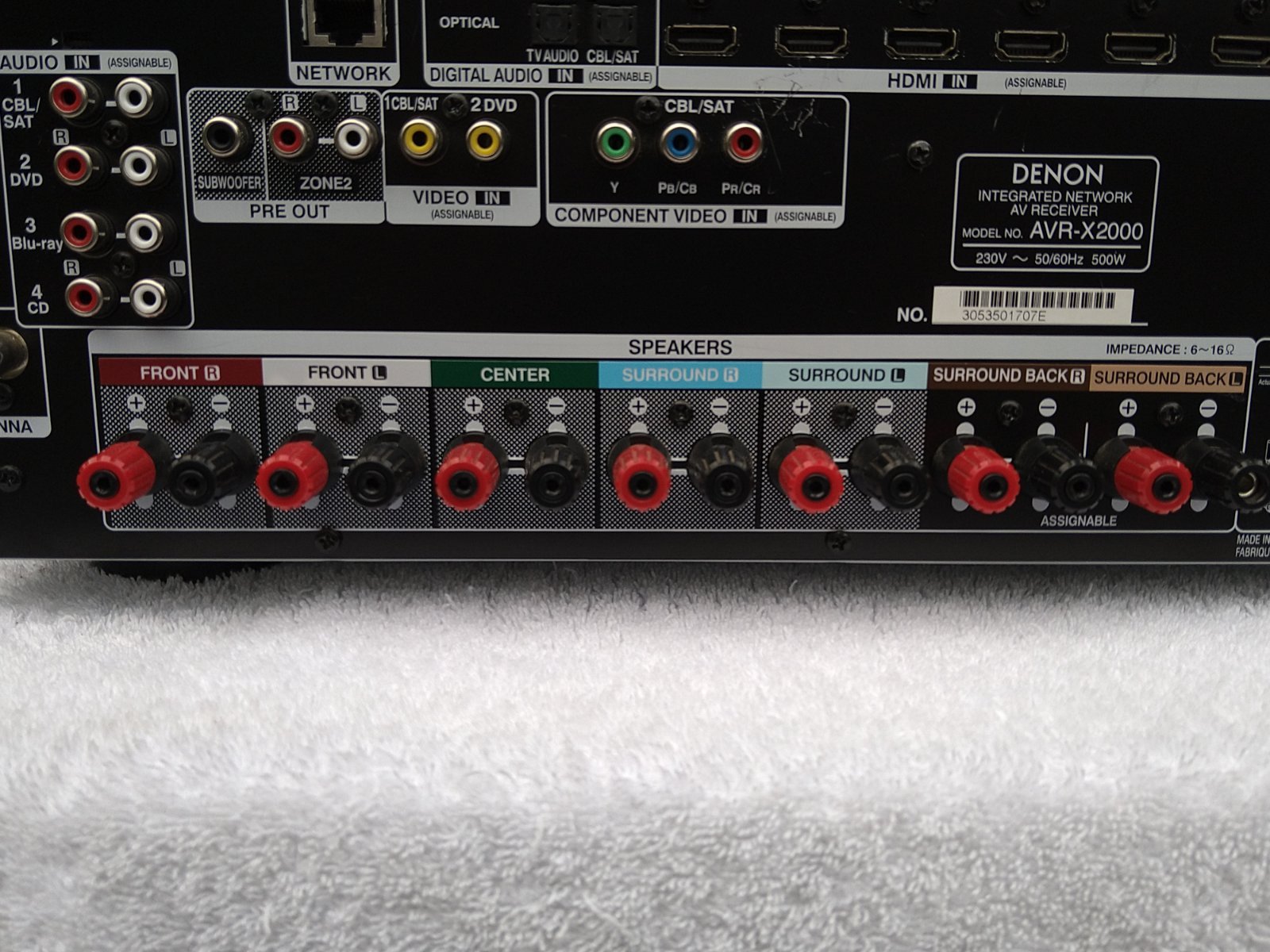 AVR-X2000 AVアンプ　DENON AVR-X2000 - 7.1 Ch. 95W 4K AV Receiver | Denon - United States