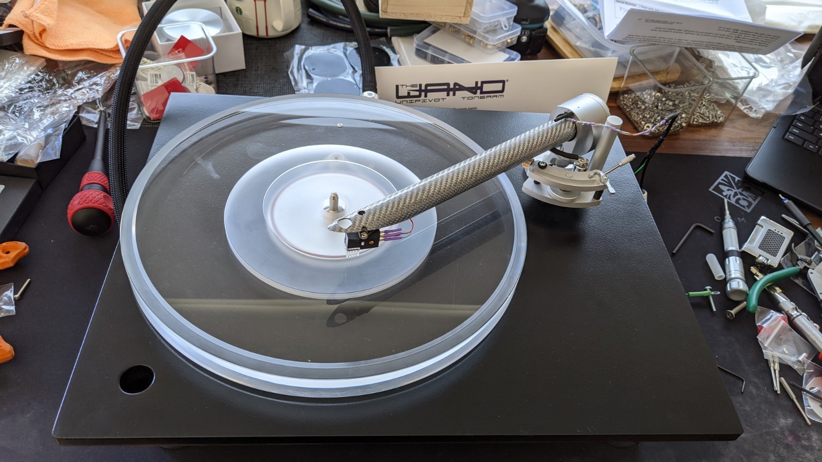 FS Price Drop Wand Master Series 9.5" Carbon Tonearm Rega Geometry