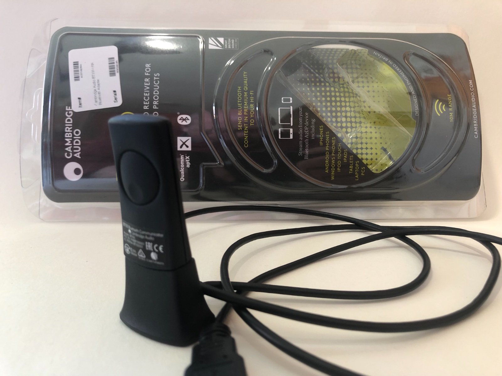 Sold: Cambridge Audio BT100 Bluetooth Audio Receiver - Stereo, Home ...