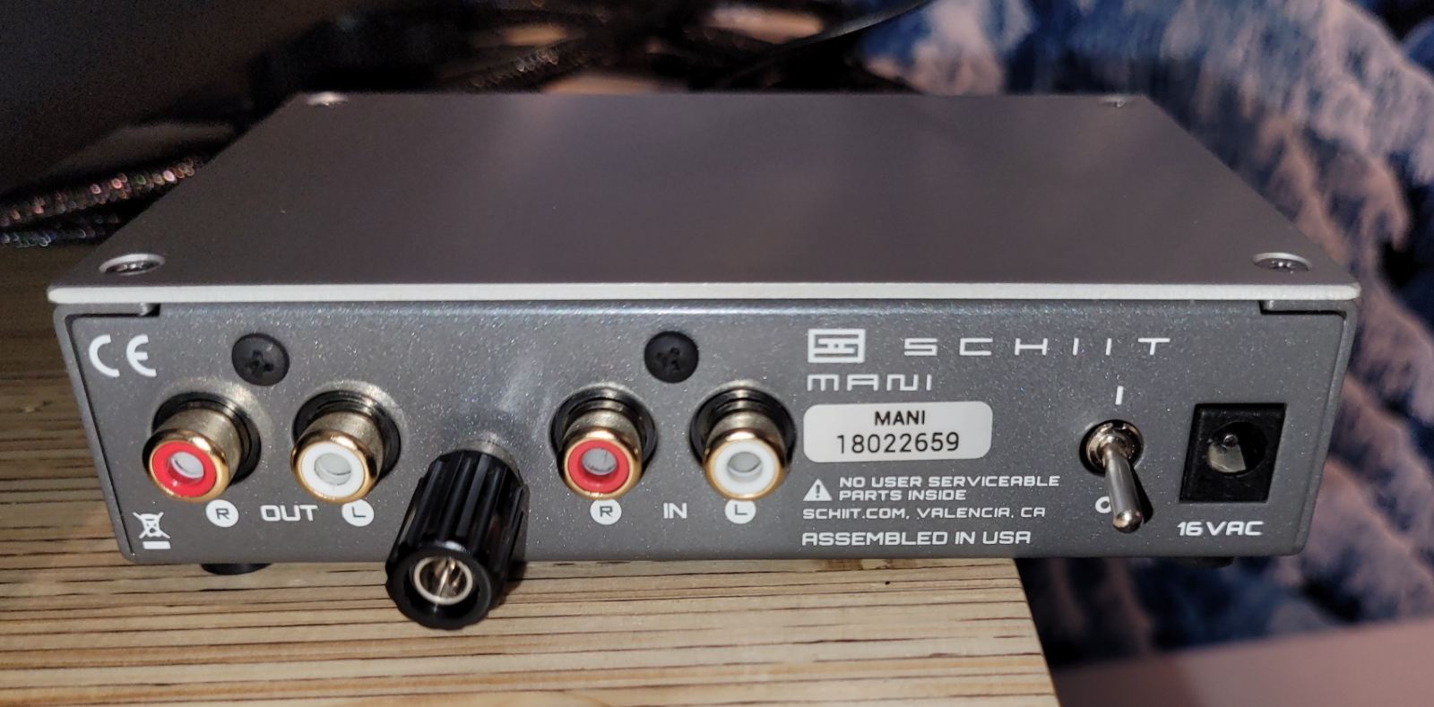 Alimentation Secteur Finie 16V AC Pour étage Phono Schiit Audio MANI - Amélioration De L'alimentation