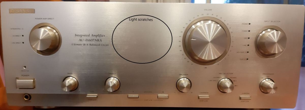 SANSUI AU α 607 NRA 2 アンプ　ワンオーナー　OH済 Sansui AU X 607 NRA Integrated Amplifier BALANCED CIRCUIT