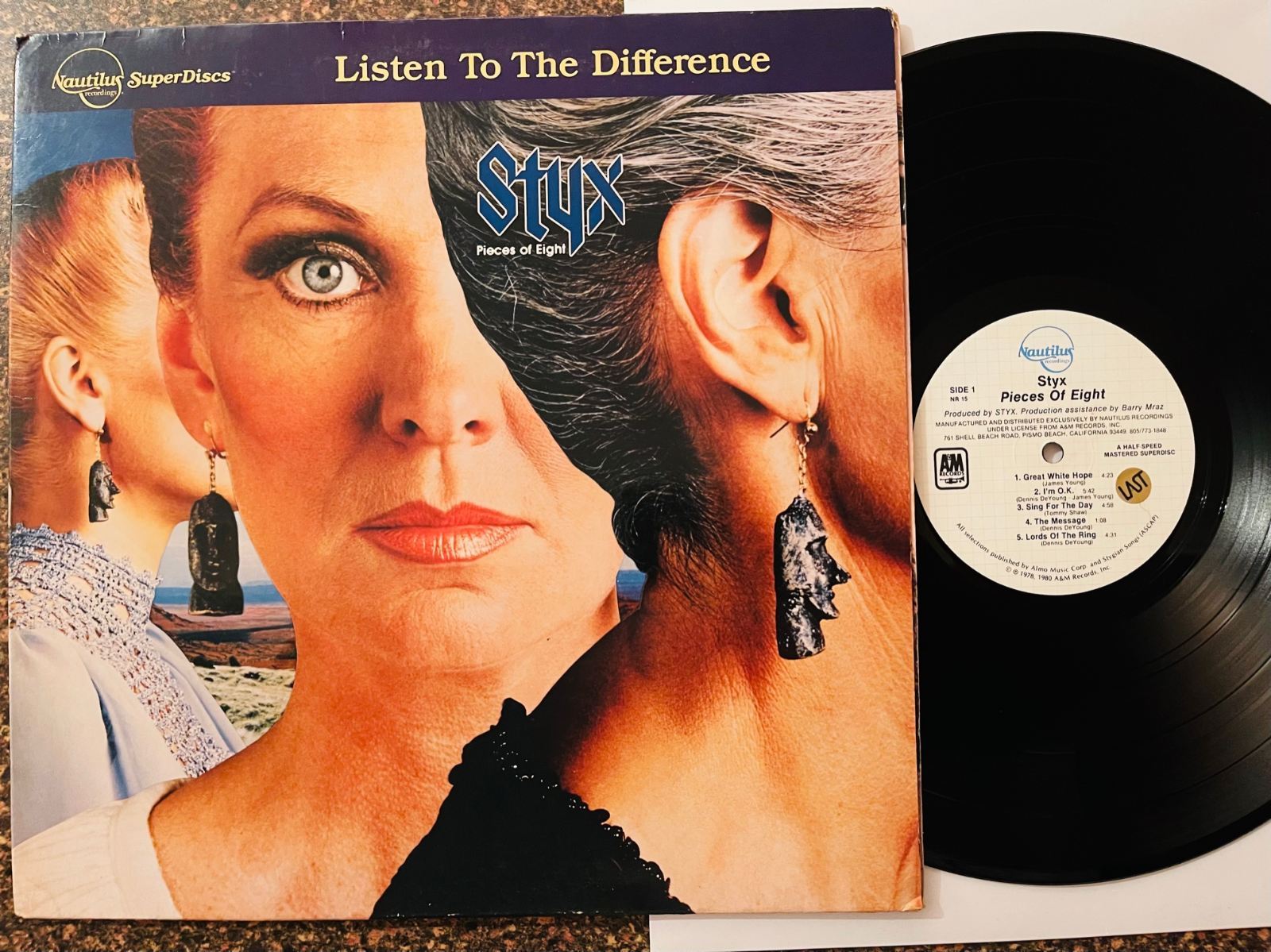 Styx - Pieces Of Eight - 1980 Audiophile Pressing |﻿ Vinyl, CD, and Blu-ray