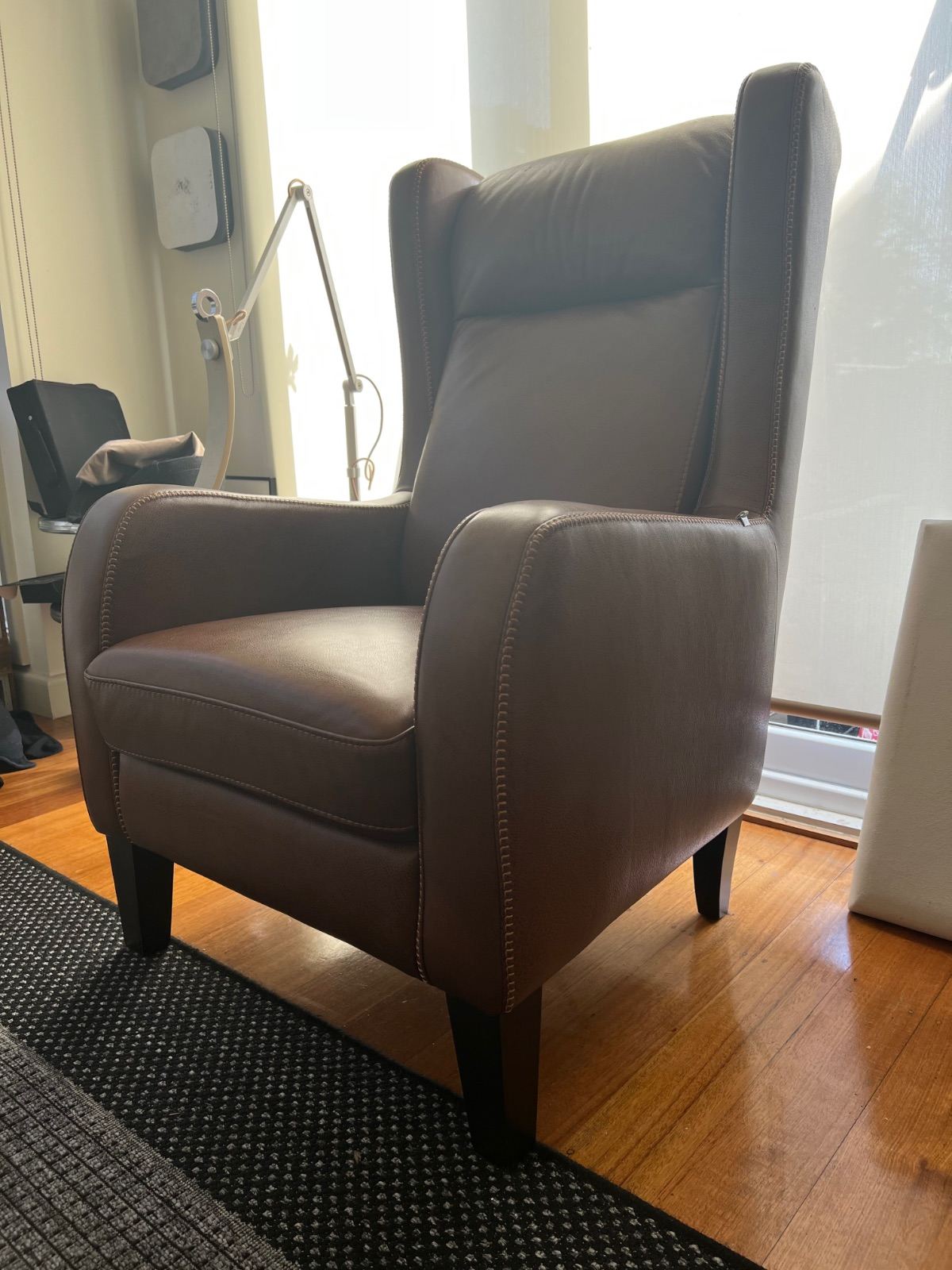 WITHDRAWN David Jones Leather Armchair ﻿ Classifieds All Other