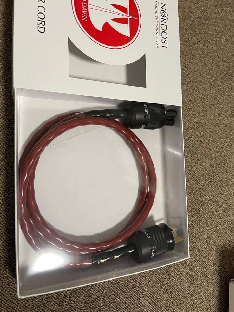 FS Nordost Red Dawn power cable 1.5m length ﻿ HiFi and Cinema Cables