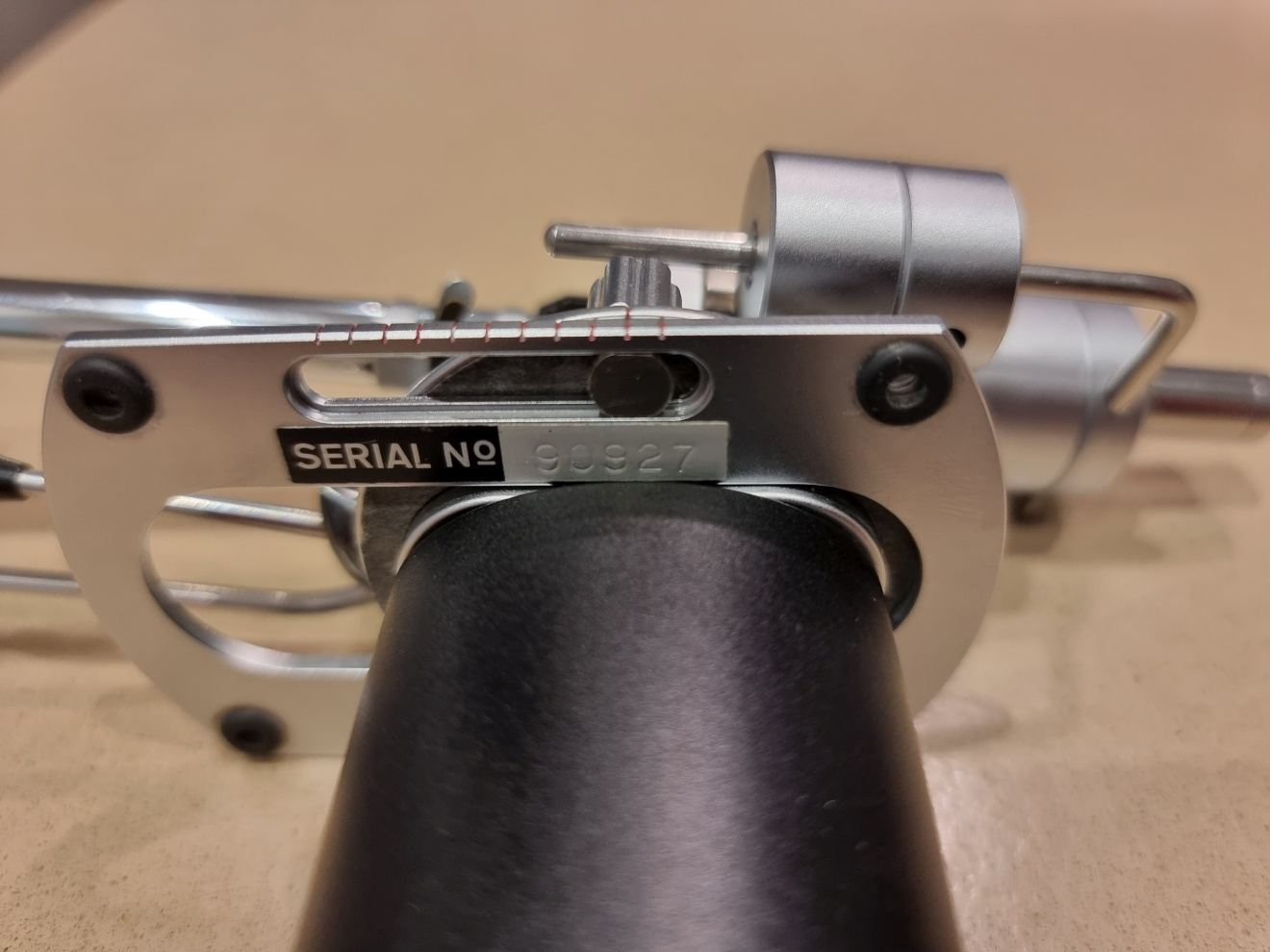 FS SME 3012 Tonearm with box, manual, mounting template, plus Shure