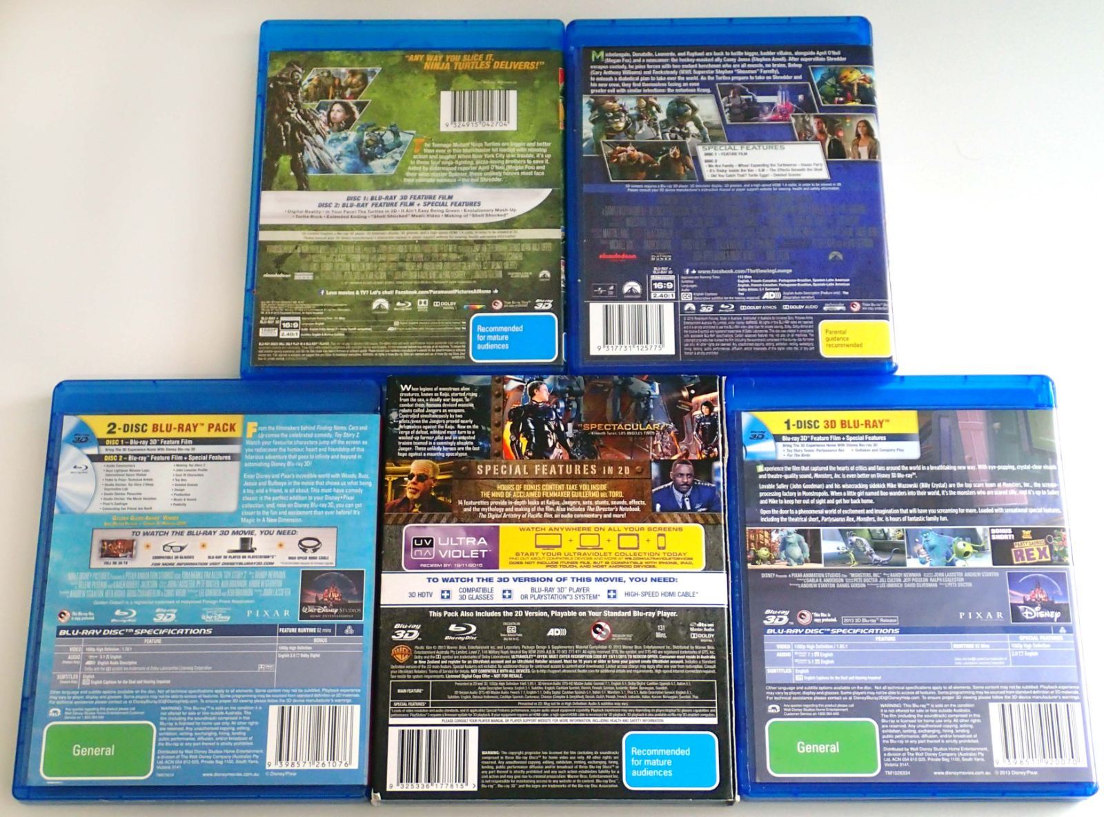 FS 3D BluRay Movie Lot ﻿ Vinyl, CD, and Bluray