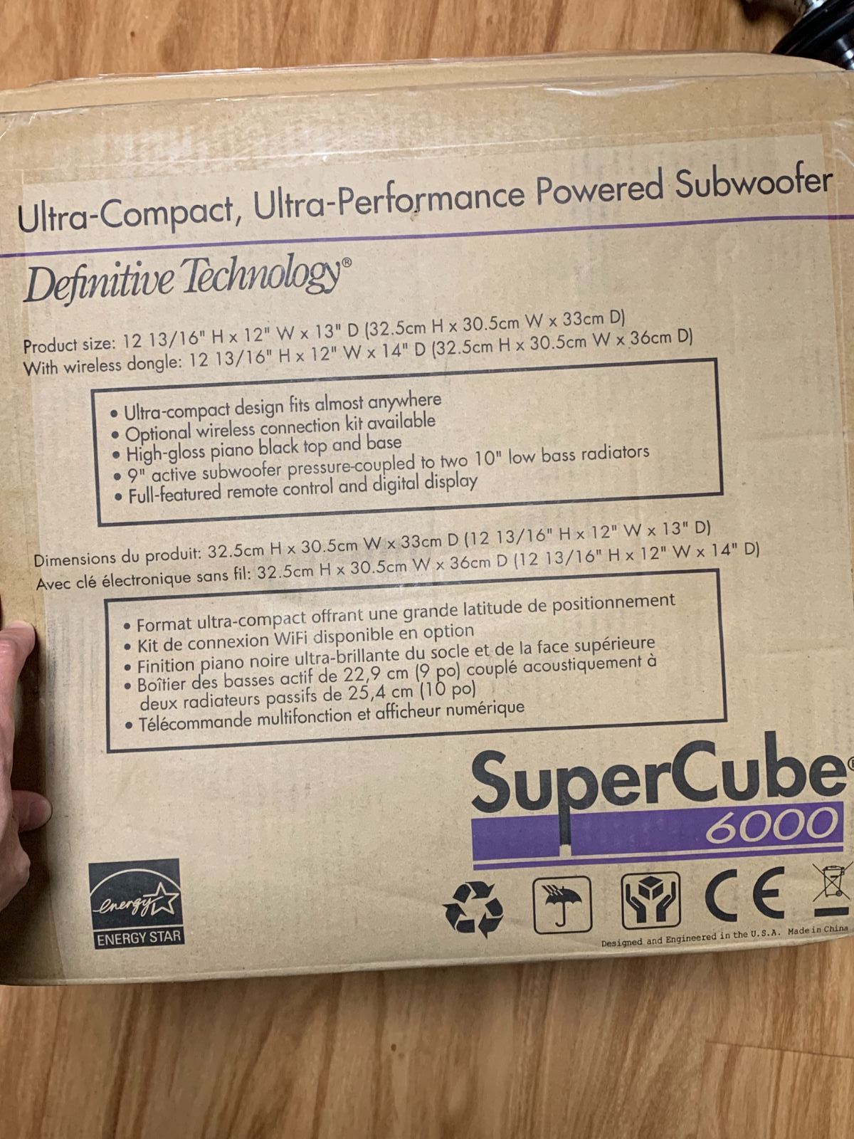 FS: Definitive Technology SuperCube 6000 9-Inch Powered Subwoofer ...