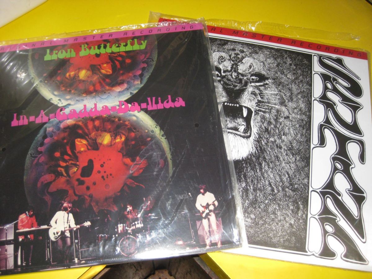 FS Mobile Fidelity Santana 2x45RPM & Iron Butterfly 33RPM ﻿ Vinyl, CD