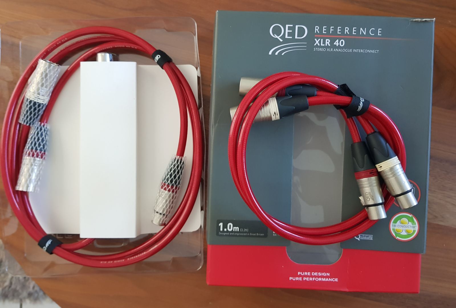 QED Reference 40 XLR Analog Cables 0.6m Pair HiFi and Cinema