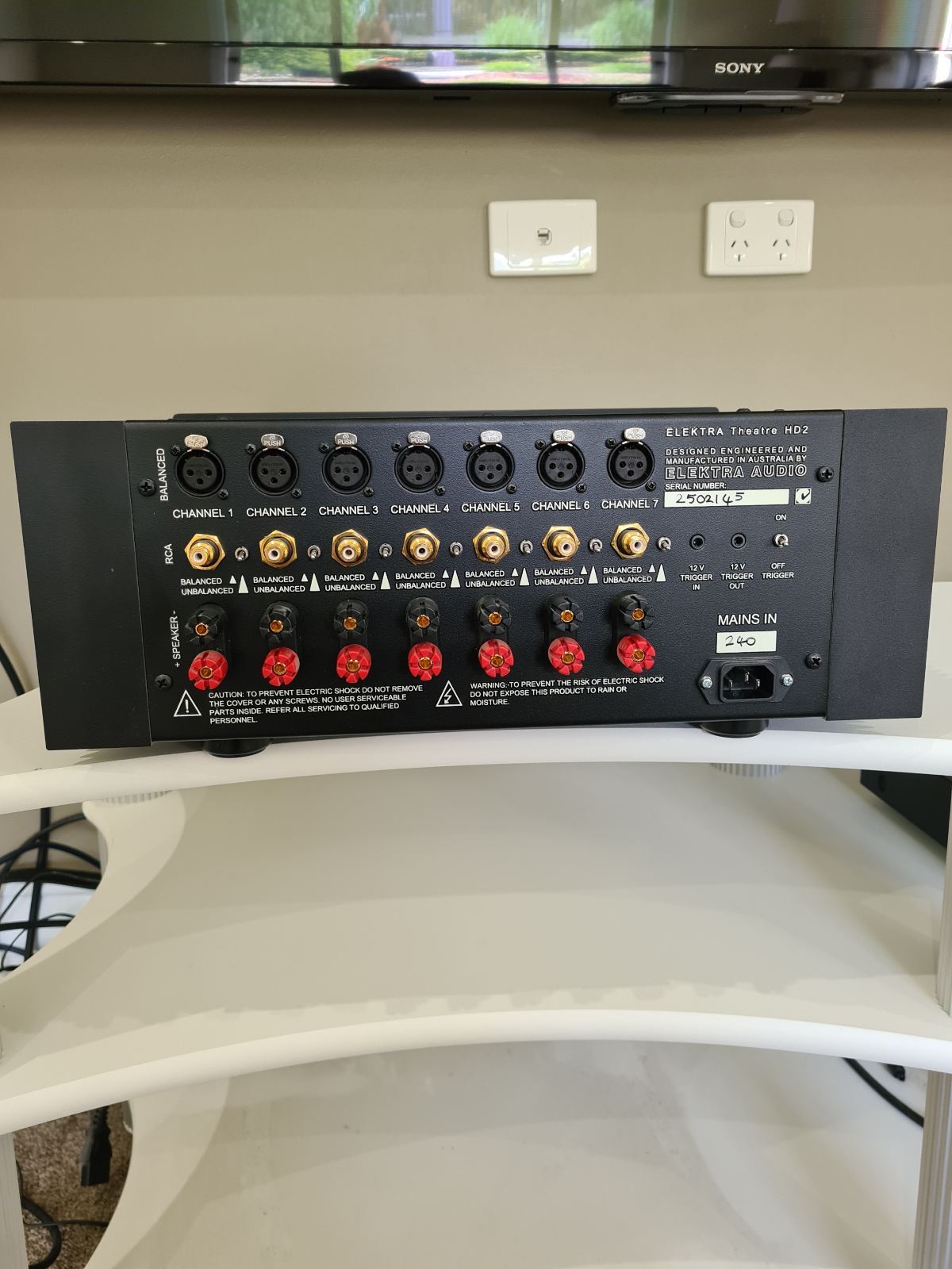 FS Elektra HD2 7 Channel Power Amplifier ﻿ Stereo, Home Cinema