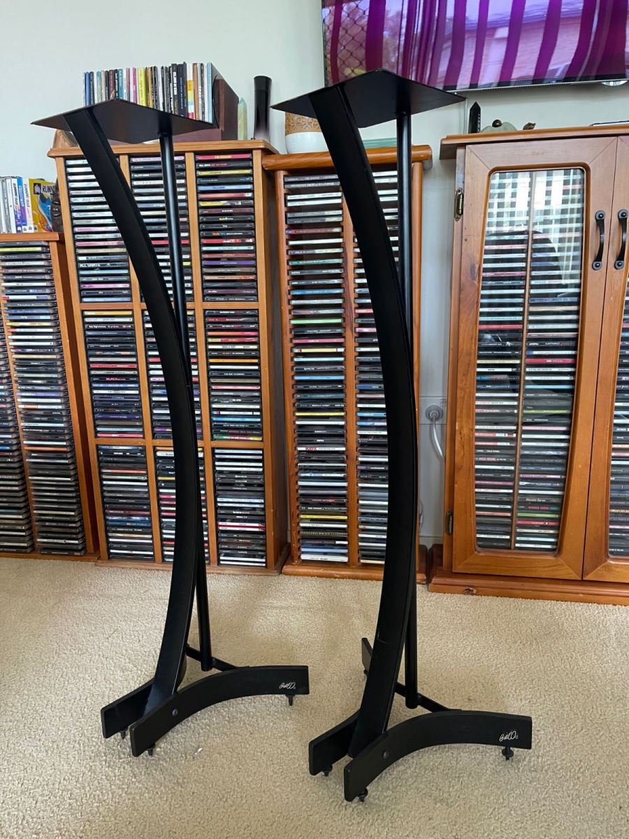 SOLD THEOUGH ANOTHER SOURCE** Bello speaker stands - Stereo, Home ...