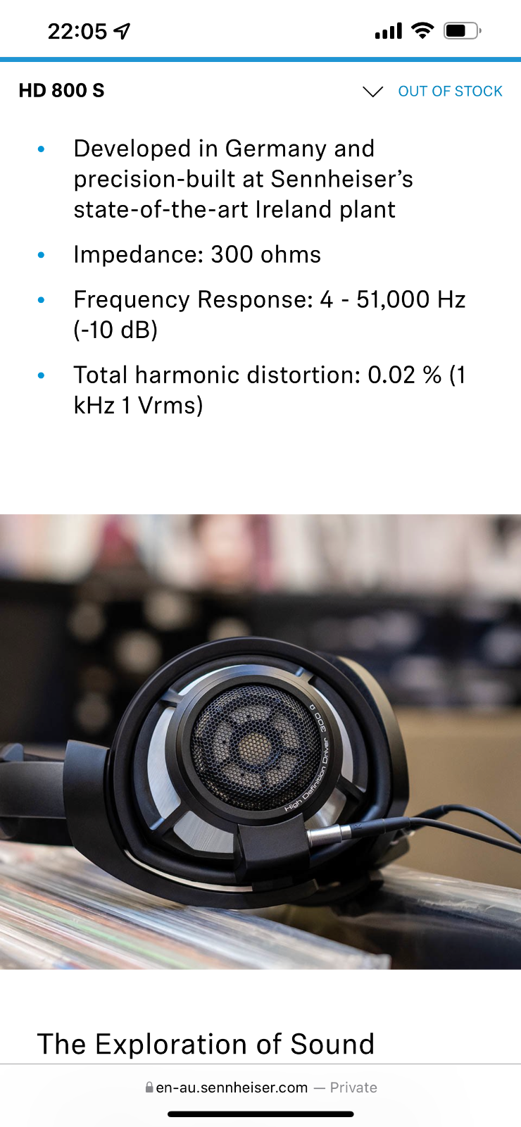 Sennheiser HD800S *MADE IN GERMANY* Receipt + remaining warranty