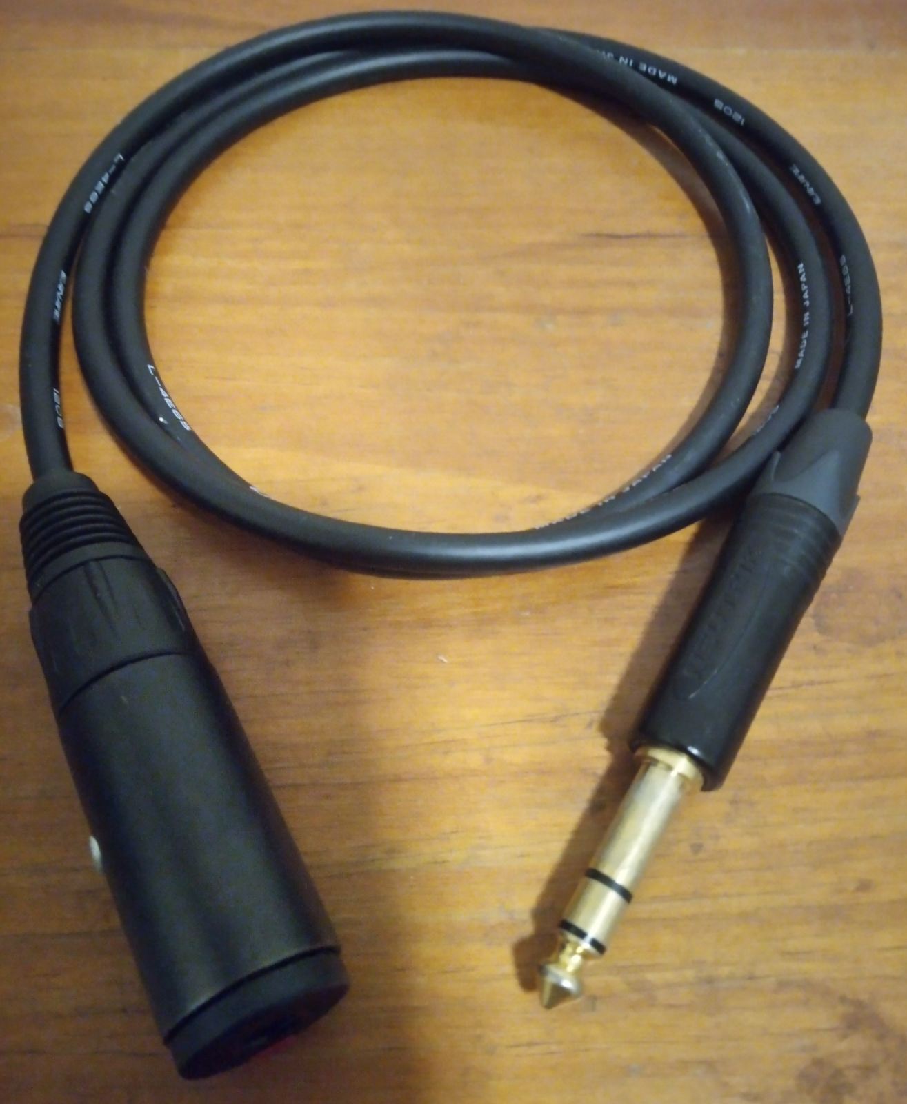 FS Custom Canare/Neutrik Headphone Extension Cable ﻿ HiFi and Cinema