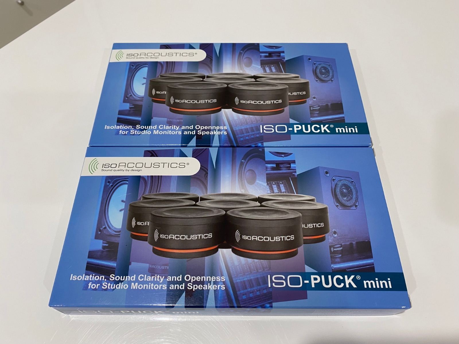 FS: (16-Pack) IsoAcoustics ISO Puck Mini Studio Monitor Isolation Pads ...
